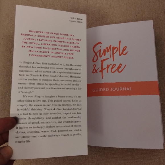 Simple & Free by Jen Hatmaker  Guided Personal Journal - Picture 2 of 12